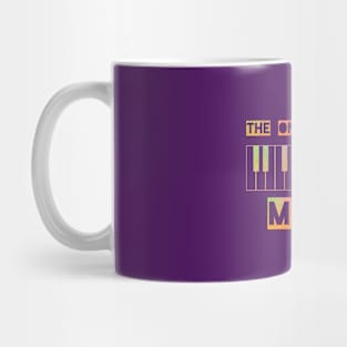 Music Quote Rainbow Piano Mug